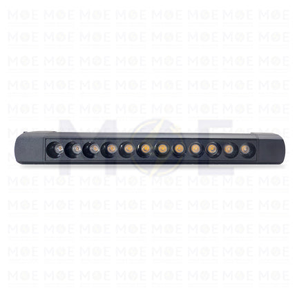 LED COB Linear Dot Grill Track light Adjustable Black WarmWhite 38.5cm 20W | 0651 | برجكتور ليد عيون سكة متحرك اسود ورم وايت