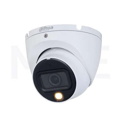 DAHUA Camera Smart Dual Light HDCVI Eyeball Full-color with LED & Audio 2MP 2.8mm DH-HAC-HDW1200TLMP-L-A كاميرا دوم ثابتة ملونة مع ضوء و صوت