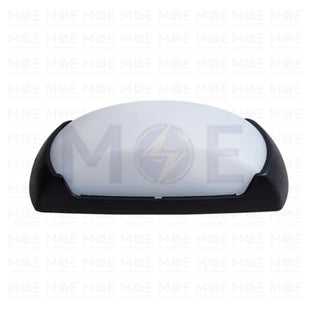 Fumagalli IP66 Rectangular Bulkhead Lamp Wall Surface Light FRANCY OP SMART PACK Black Opal E27 2A2.000.000.AYE27 - غلوب ابليك حائط مستطيل اسود مغشى (1)