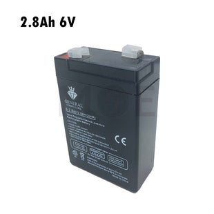 General Compo Cool Sealed Lead Acid Rechargeable Battery (SLA/VRLA) 2.8Ah 6V/20HR