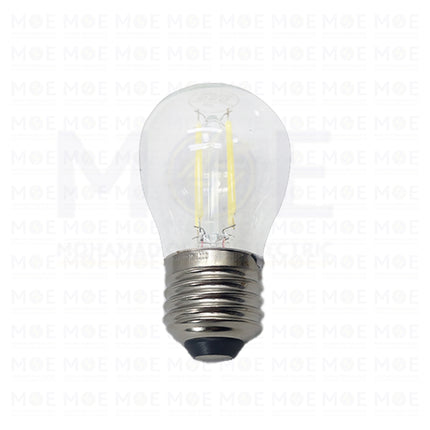 SEG LED Lamp Clear Filament Bulb Daylight E27 4W | G45 | لمبة ليد برم فيلامنت بول شفاف دايلايت