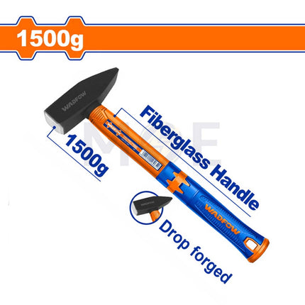 Wadfow Machinist Hammer Fiberglass Handle 1500g | WHM1315