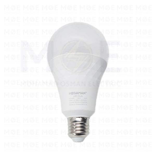 Megaman A80 LED Lamp Bulb 23WK39 Warmwhite E27 1620Lm 18W | YTA80 | لمبة ليد برم مزخرفة ورم وايت