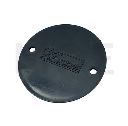ElectroGuard Cover for PVC Surface Circular Junction Box Black 65mm | EL-01B