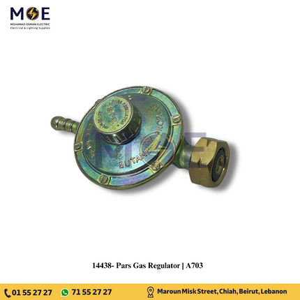 Pars Manual Gas Regulator | A703 | منظم و ساعة غاز مع عيار