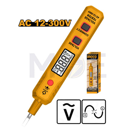 INGCO Digital Test Pencil Voltage Tester AC 12-300V | HSDT30021