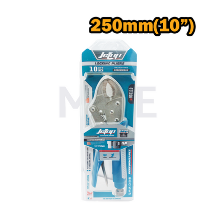 JcTop Curved Jaw Lock Plier 10Inch 250mm | BC0110