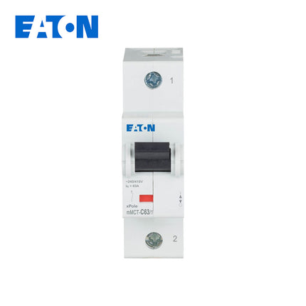 EATON MCB 1P C 25KA 63A | mMCT-C63/1 | دجنتور كهرباء مفرد - قاطع كهربائي