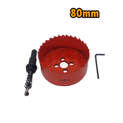 Top Way HSS Bi-Metal Hole Saw with Arbor 80mm | 12227080