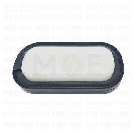 Megaman IP65 LED Oval Light Fixture/Applique WaterProof Black Daylight, Warmwhite, Coolwhite 26.5cm 20W | ZDL1110-CF/20.CCT