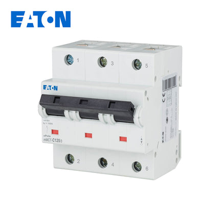 EATON MCB 3P C 15KA 125A | mMCT-C125/3 | دجنتور كهرباء ثلاثة فاز