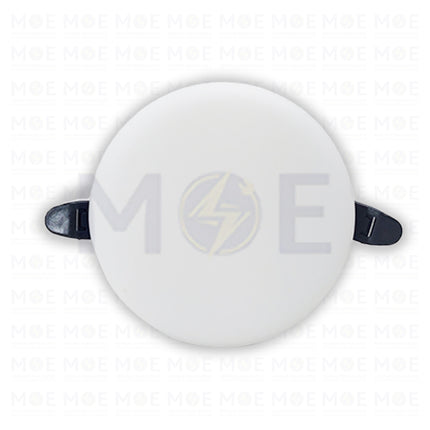 Greenlite IP40 LED DownLight/Panel Light White Flush FrameLess Adjustable Circular Spot Daylight, Warmwhite, Coolwhite 7.5cm 15W | REC15W | سبوت ليد مدور مخفي بدون كادر متحرك ابيض دايلايت، ورم وايت، كول وايت