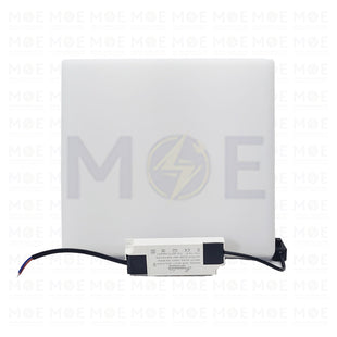 Greenlite IP40 LED DownLight/Panel Light White Surface FrameLess Square Spot Daylight, Warmwhite, Coolwhite 22.5cm 50W | SUR50W | سبوت ليد مريع ظاهر بدون كادر ابيض دايلايت، ورم وايت، كول وايت