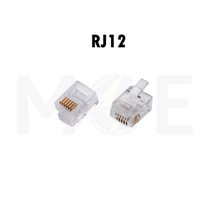 multi-line phone plug Connector Transparent RJ12 6Pin 6P6C | SS6-US01