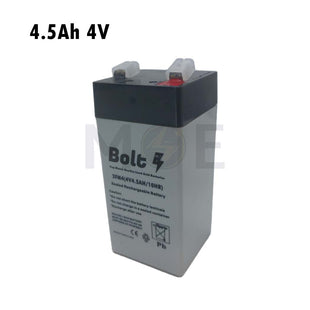 Bolt Sealed Lead Acid Rechargeable Battery (SLA/VRLA) 4.5Ah 4V/10HR | 2FM4