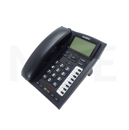 Microtel Landline Corded Desk phone LCD Display Speaker Memory Black | KX-TSC885CID