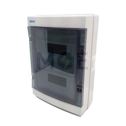 Orient IP65 Plastic Surface Distribution Board Smoked Door Gray (295x410x135mm) 2Rx12mod. 24mod. | 62024