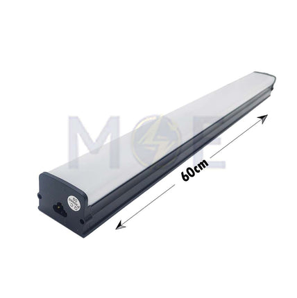 Classic Light IP20 Led Tube Light Fixture Black Warmwhite T15 20W 60cm