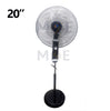 BEA Stand Fan With Timer Black 3 Speed 75W 5 Blades 20inch | FS-20430