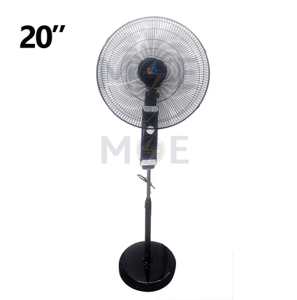 BEA Stand Fan With Timer Black 3 Speed 75W 5 Blades 20inch | FS-20430
