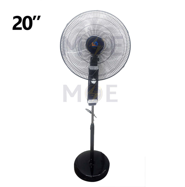 BEA Stand Fan With Timer Black 3 Speed 75W 5 Blades 20inch | FS-20430