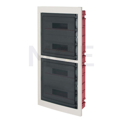 Elettrocanali IP40 Plastic Flush Distribution Board Smoked Door Gray (450x853x95mm) 4Rx18mod. 72mod.| 63072 FM
