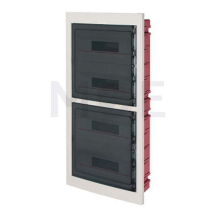 Elettrocanali IP40 Plastic Flush Distribution Board Smoked Door Gray (450x853x95mm) 4Rx18mod. 72mod.| 63072 FM