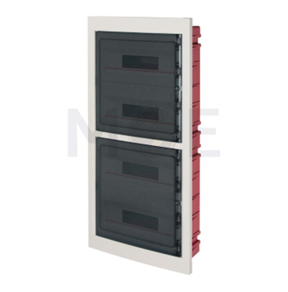 Elettrocanali IP40 Plastic Flush Distribution Board Smoked Door Gray (450x853x95mm) 4Rx18mod. 72mod.| 63072 FM