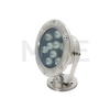 Cuperlight SMD IP68 LED Underwater Pool Light Chrome Adjustable Surface Circular Spot Warmwhite 12V DC 12cm 9x1W | K-3301