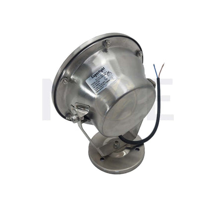 Cuperlight SMD IP68 LED Underwater Pool Light Chrome Adjustable Surface Circular Spot Warmwhite 12V DC 12cm 9x1W | K-3301