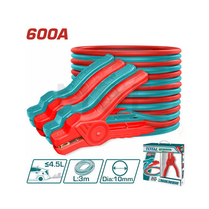 Total Booster/Jumper Cables 600A 10mm 3mt | PBCA16008