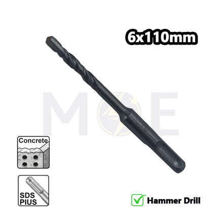 BORGH SDS Plus Hammer Drill Bit 6mm (TL110mm , WL40mm)