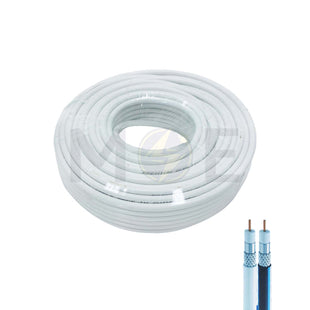 Hive Power Coaxial cable RG6 128s White R30yd