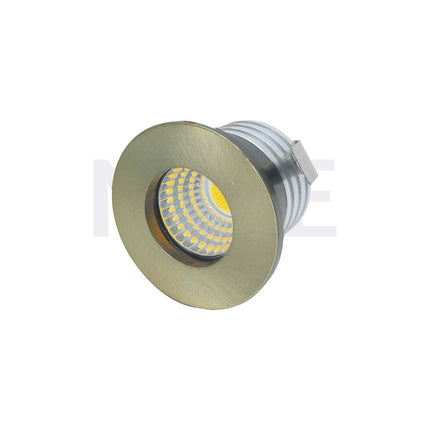 SEG LED Pin DownLightPanel Light Bronze Flush Circular Spot Warmwhite 3cm 5W