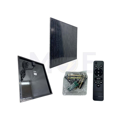 Megaman SMD LED Floodlight Solar With Solar Panel & Remote Control Warmwhite 400W 3000Lm IP65 | ZDLS3021/400