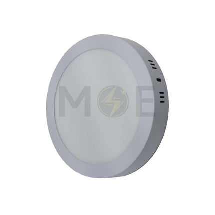 Mec LED Downlight/ Panel Light White Ceiling Surface Mounted Circular White 6500K 1600Lm 22cm 18W