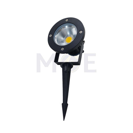 SEG LED Black COB Garden Spike Lawn Light Warmwhite IP65 AC185-265V 15W | GDD15W