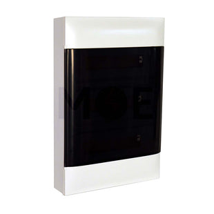 Legrand IP40 Plastic Surface Distribution Board Smoked Door (616x436x108mm) 3Rx18mod. 54mod. | 137118