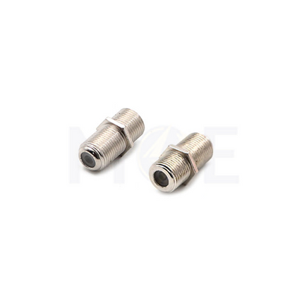 Coaxial Connector F-Type Female X2 | Double Coupler Female To Female F81 2-Way | F-512
