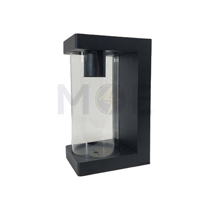 Modern Cylinder Curved Wall Light Black E27 20.8x12.7x9.3cm | 93211B