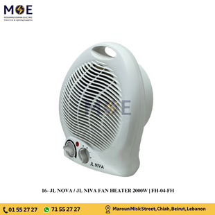 JL NOVA / JL NIVA Electric Fan Heater 2000W | FH-04-FH | دفاية هواء