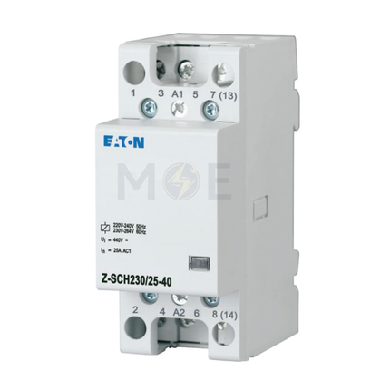 EATON Modular Cont. 230V AC 4NO 25A | Z-SCH230/25-40 | كونتكتور سكة