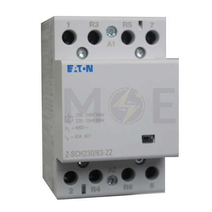 EATON Modular Cont. 2NO+2NC 63A | Z-SCH230/63-22 | كونتكتور سكة