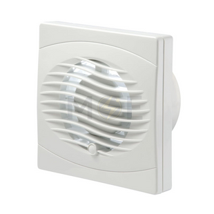 Hiva Exhaust Fan Plastic Square White 8Inch (200mm) 40W | AD5081 شفاط حمام بلاستيك مربع