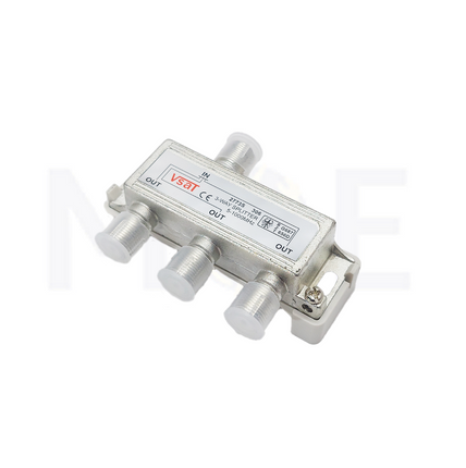 VSAT F-Type Coaxial Signal Splitter for CATV, Satellite, Antenna 3-Way | 2773S 306