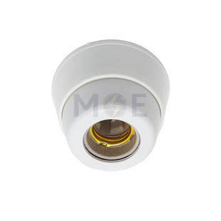 FH Wall Lampholder Straight White E27 | 191-N راكور جالس
