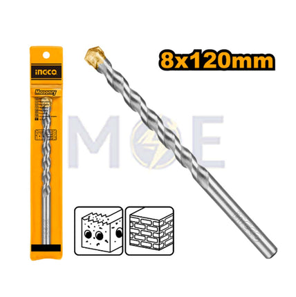 INGCO Industrial Concrete Drill Bit 8mm (TL:120mm , WL:70mm) | DBM111081
