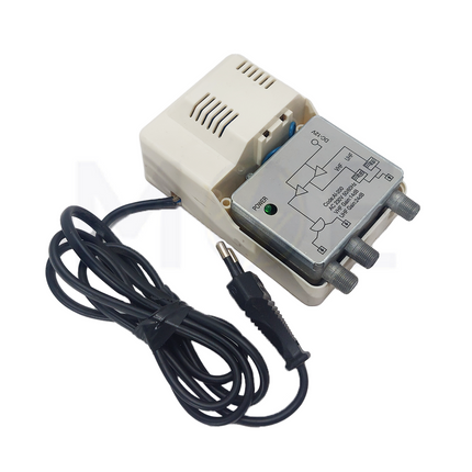 ALCAD CATV Signal amplifier 2-Way  AI-200 علبة مربعة ظاهرة (1)