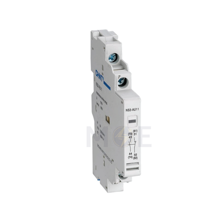 Chint Auxiliary For Motor Starter NS2-AU11 1NO+1NC FOR NS2-80B | TE0100 | مساعد دجنتور حراري - اكزليير