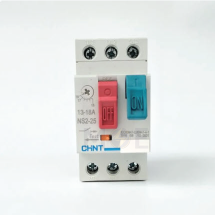 Chint Motor Starter NS2-25 13-18A | 511612 | دجنتور حراري - قاطع حماية حرارية